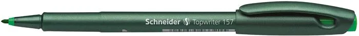 Popisovač, 0,8 mm, SCHNEIDER "Topwriter157", zelená 4