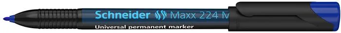 Permanentný popisovač, OHP, 1 mm, SCHNEIDER "Maxx 224 M", modrý 6