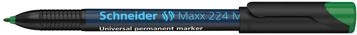 Permanentný popisovač, OHP, 1 mm, SCHNEIDER "Maxx 224 M", zelený 4