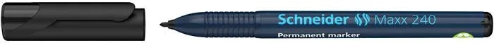 Permanentný popisovač, 1- 2 mm, kužeľový hrot, SCHNEIDER "240", čierny 2