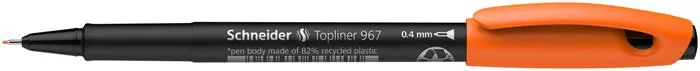 Liner, 0,4 mm, SCHNEIDER "Topliner 967", oranžový 5