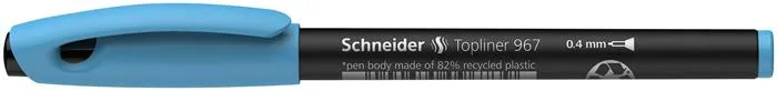 Liner, 0,4 mm, SCHNEIDER "Topliner 967", tyrkysový 2
