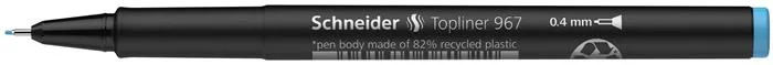 Liner, 0,4 mm, SCHNEIDER "Topliner 967", tyrkysový 4
