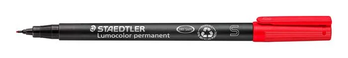 Permanentný popisovač, OHP, 0,4 mm, STAEDTLER "Lumocolor® 313 S", červená 2