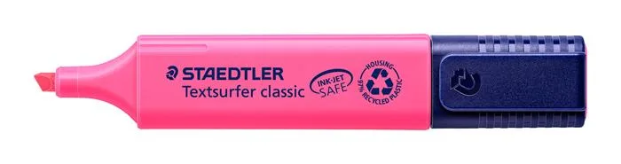 Zvýrazňovač, 1-5 mm, STAEDTLER "Textsurfer Classic 364", ružový 2