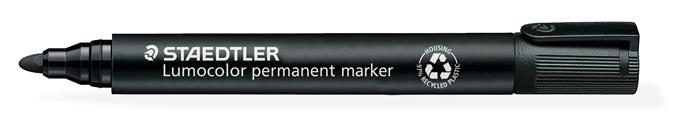 Permanentný popisovač, 2 mm, kužeľový hrot, STAEDTLER "Lumocolor 352", čierny 2