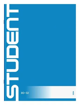 Zošit, A4, čistý, 32 listov, ICO "Student" 6