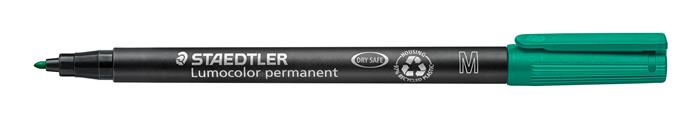 Permanentný popisovač, OHP, 1 mm, STAEDTLER "Lumocolor®  317 M", zelená 2