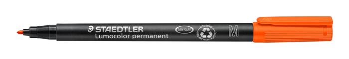 Permanentný popisovač, OHP, 1 mm, STAEDTLER "Lumocolor® 317 M", oranžová 2