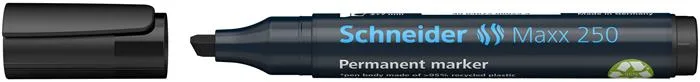 Permanentný popisovač, 2-7 mm, zrezaný hrot, SCHNEIDER "Maxx 250", čierny 2