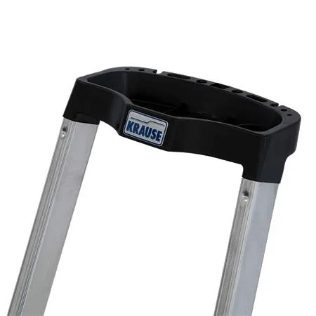 Jednostranný schodík, 5 priečok, hliníkový, KRAUSE "Safety" 4