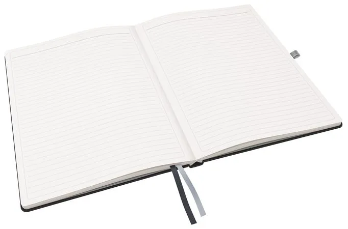 Zápisník, A4, linajkový, 80 listov, tvrdá obálka, LEITZ "Style", saténovo čierna 3
