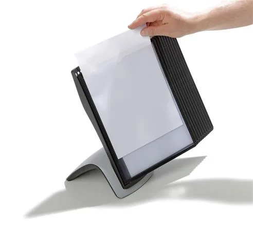 Držiak na prezetačné tabule, stolový, A4, 10 ks prezentačných tabuľ, DURABLE "SHERPA®", čierna 4