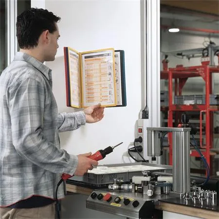 Držiak, nástenný, s 10 panelmi, DURABLE "VARIO® WALL 10", mix farieb 4