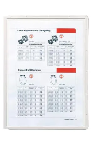 Prezentačný panel, A4, DURABLE "SHERPA®", strieborná 2