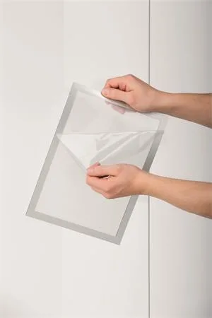 Informačný panel, A4, elektrostatický, DURABLE "DURAFRAME® SUN", strieborná 2