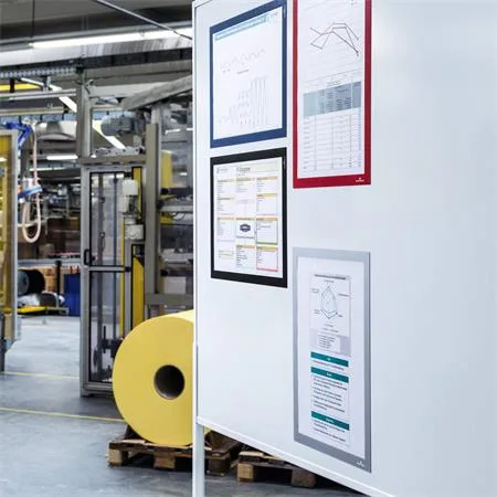 Informačný panel, A3, magnetický, DURABLE "DURAFRAME® MAGNETIC", tmavomodrá 3
