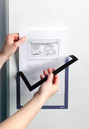 Informačný panel, A4, magnetický, DURABLE "DURAFRAME® MAGNETIC", tmavomodrá 2