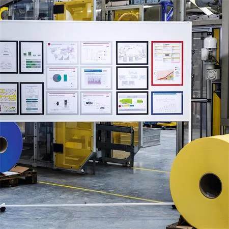 Informačný panel, A4, magnetický, DURABLE "DURAFRAME® MAGNETIC", tmavomodrá 4