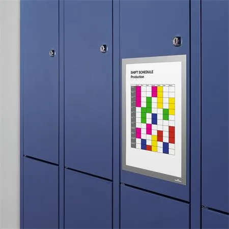 Informačný panel, A4, magnetický, DURABLE "DURAFRAME® MAGNETIC", strieborná 5