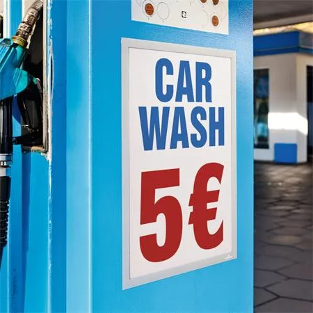 Informačný panel, A3, samolepiaci, DURABLE "DURAFRAME®", strieborná 3