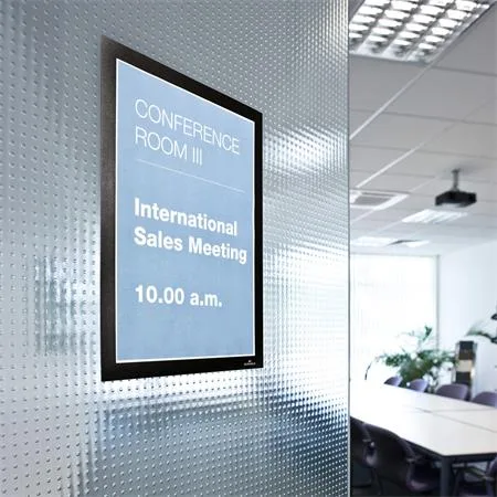 Informačný panel, A4, samolepiaci, DURABLE "DURAFRAME®", čierna 5