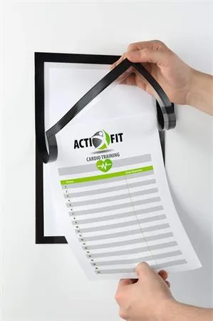 Informačný panel, A4, samolepiaci, na písanie poznámok, DURABLE DURAFRAME® "NOTE", čierna 3