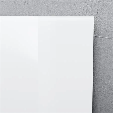 Magnetická sklenená tabuľa, 150x100 cm, SIGEL " Artverum®", biela 6