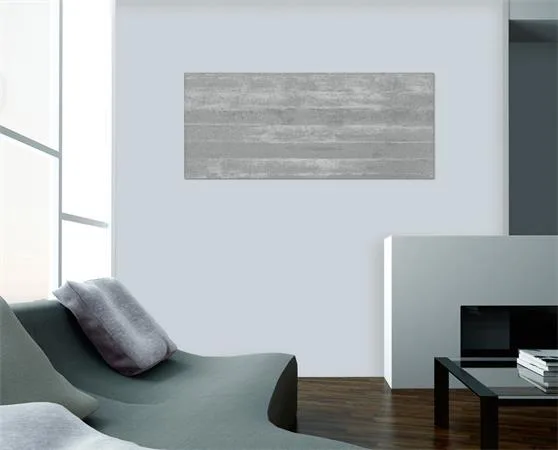 Magnetická sklenená tabuľa, 130x55 cm, "Artverum® ", betónový vzor 2