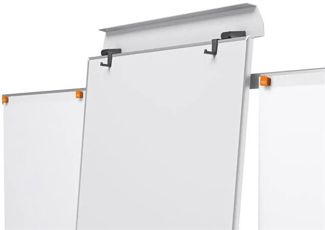 Flipchartová tabuľa, mobilná, magnetický povrch, 2 pomocné ramená, NOBO 7