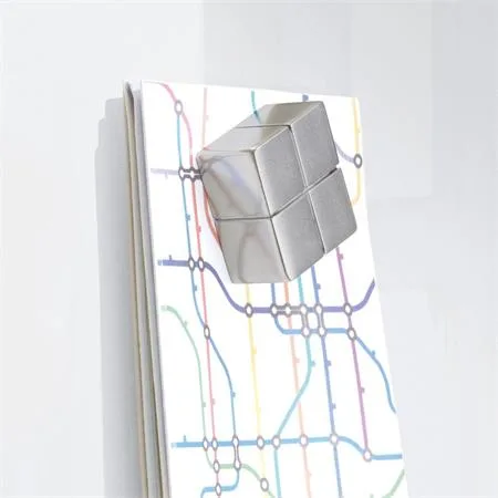 Magnetická sklenená tabuľa, 120x180 cm, SIGEL "Artverum® ", biela 3