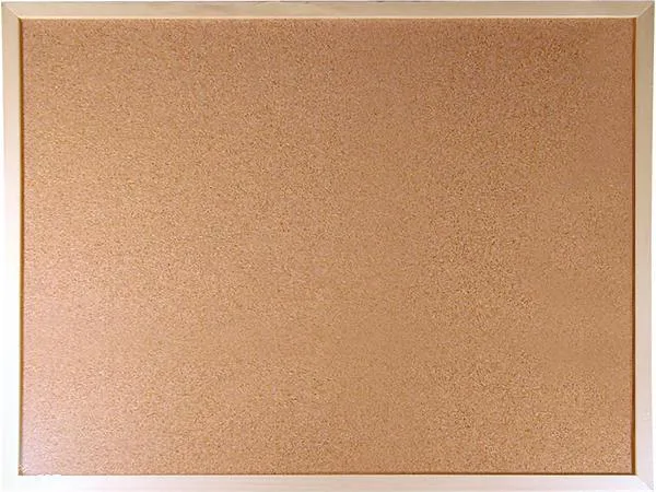 Korková tabuľa, 90x120 cm, drevený rám, VICTORIA VISUAL 2