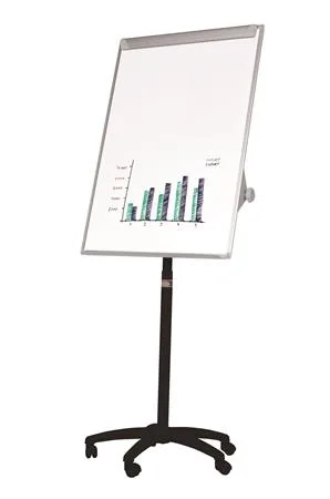 Flipchartová tabuľa, magnetická, 70x100 cm, mobilná,  VICTORIA VISUAL 2