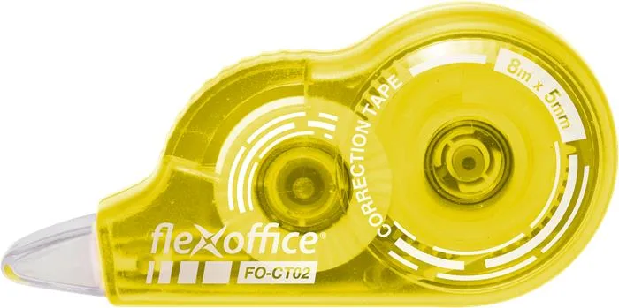 Korekčný roller, 5 mm x 8 m, FLEXOFFICE "FO-CT02", rôzne farbý 3