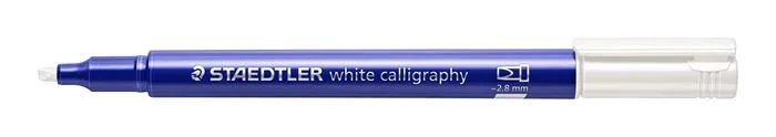 Kaligrafický popisovač, STAEDTLER "8325", biely 2