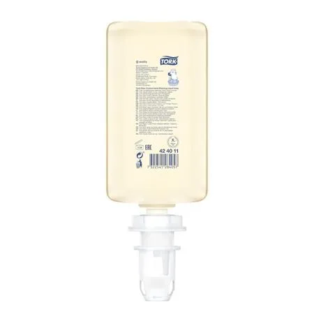 Tekuté mydlo, 1 l, S4 systém, neutralizátor zápachu, TORK "Odor-Control", priehľadná 2