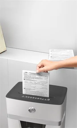 Skartovací stroj, konfety, 15 listov, HP "Oneshred 15CC", svetlosivý 6