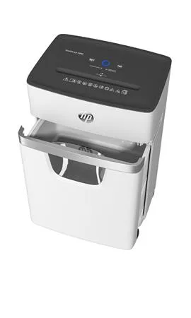 Skartovací stroj, mikrokonfety, 10 listov, HP "Oneshred 10MC", svetlosivý 4