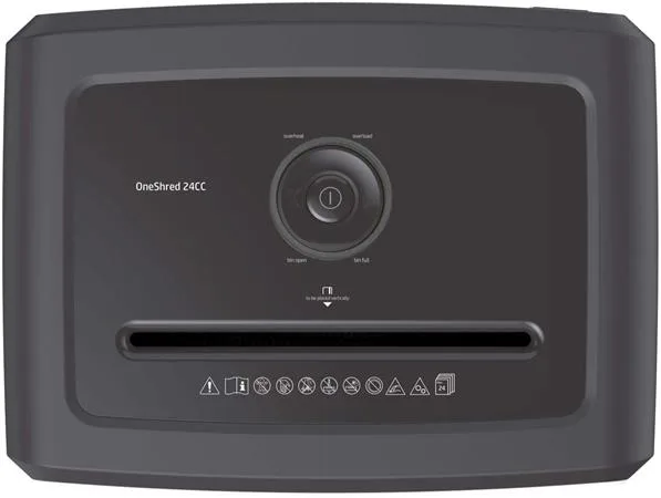 Skartovací stroj, konfety, 24 listov, HP "Oneshred 24CC", svetlosivý 3