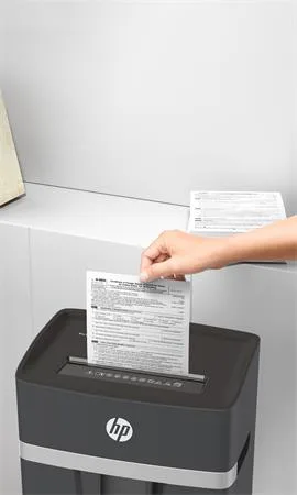 Skartovací stroj, konfety, 15 listov, HP "Pro Shredder 15CC", tmavosivý 6
