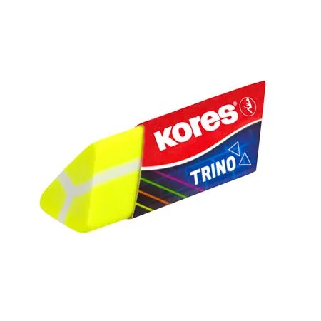 Guma, KORES "Trino", mix neónových farieb 6