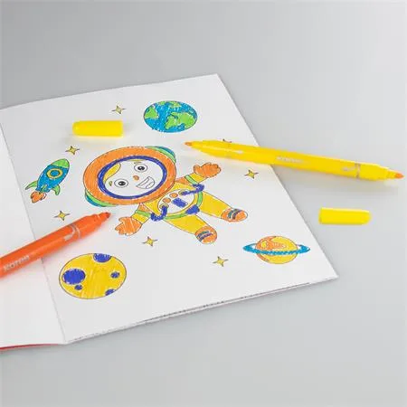 Fixky, sada, 1-3 mm, vyprateľné, KORES "Korellos 2in1", 10 rôznych farieb 4