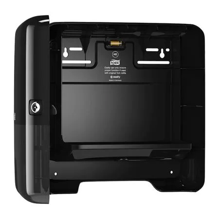 Zásobník na papierové utierky, Interfold ohyb, H2 systém, Elevation, TORK "Xpress® Multifold Mini", čierna 2