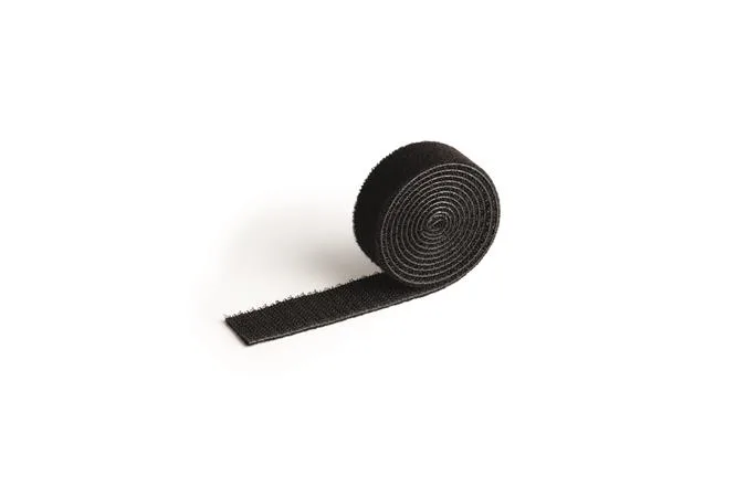 Káblová spona, so suchým zipsom, DURABLE "CAVOLINE® Grip 20", čierna 2