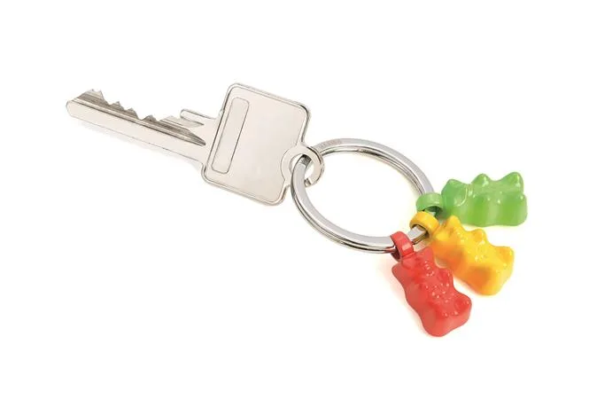 Kľúčenka, s 3 charm ozdobami, TROIKA "Haribo" 2