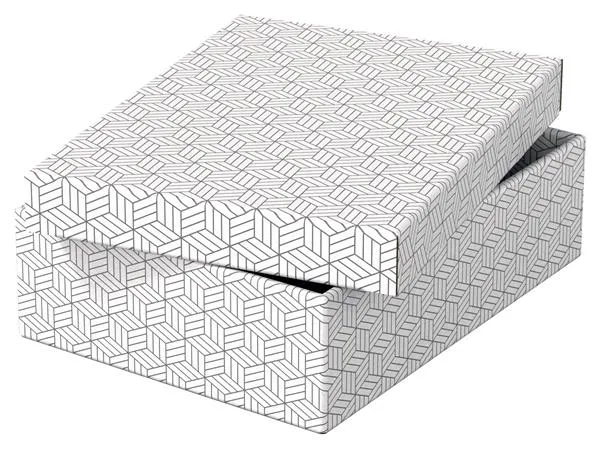 Úložný a darčekový box, ESSELTE "Home", biely 2