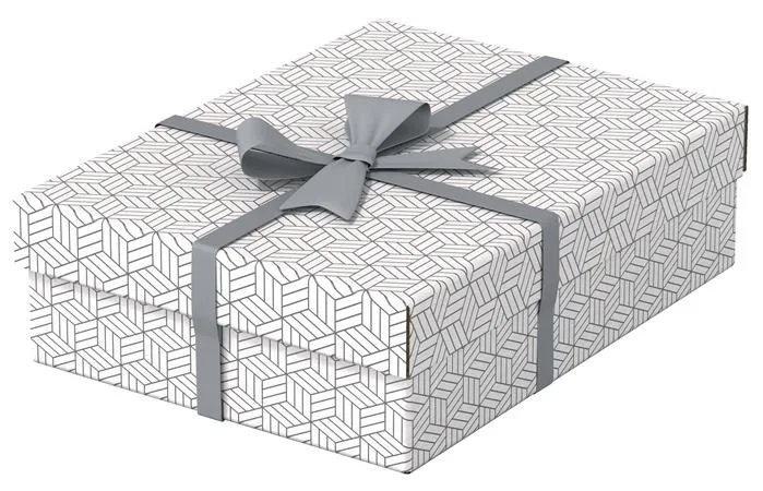 Úložný a darčekový box, ESSELTE "Home", biely 3