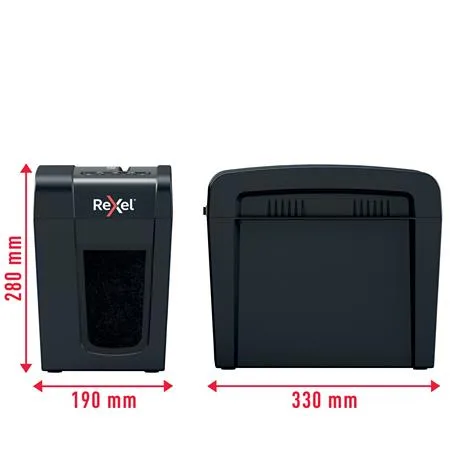 Skartovací stroj, konfety, 6 listov, REXEL "Secure X6-SL" 6