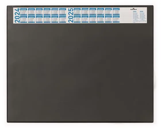 Podložka na stôl, 65x52 cm, s ročným kalendárom, DURABLE, priehľadná 2