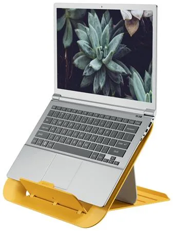 Stojan na notebook, nastaviteľný, LEITZ "Ergo Cosy", teplá žltá 4
